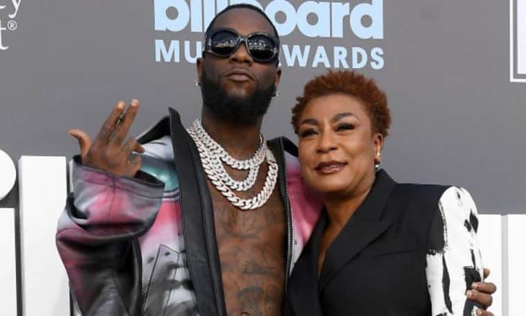 Burna Boy and his Mother, Bose Ogulu,