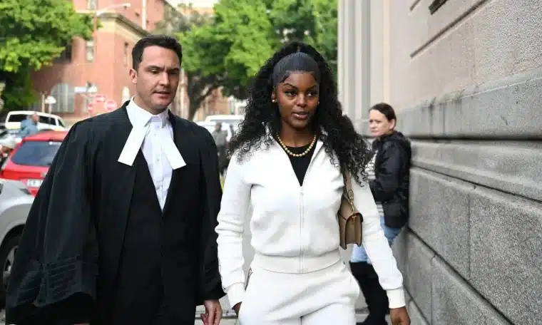 Chidimma Adetshina and her lawyer