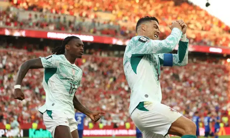 Cristiano Ronaldo (Photo by Cole Burston / AFP)