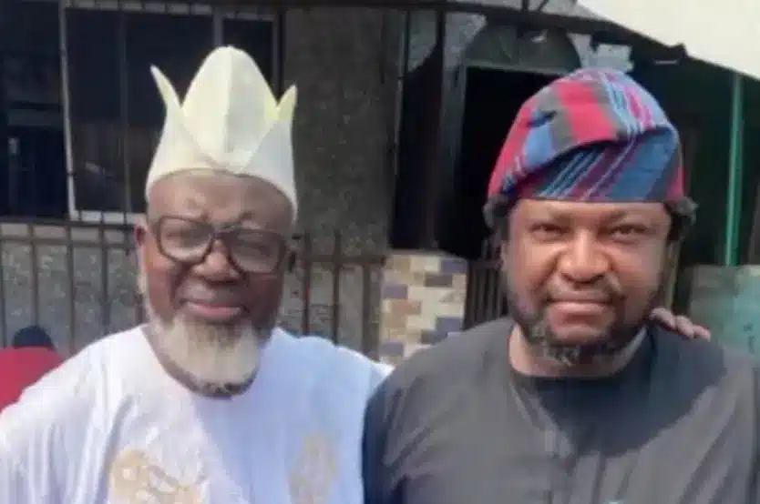 Tanimola with Former Minister of Communication, Adebayo Shittu