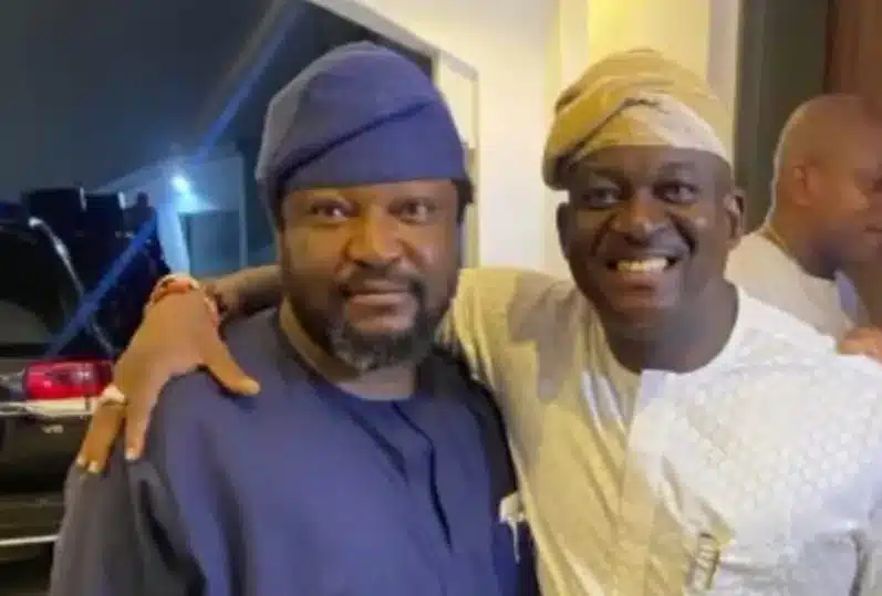 With DCP Muyiwa Adejobi, former Spokesman of Nigeria Police Force.