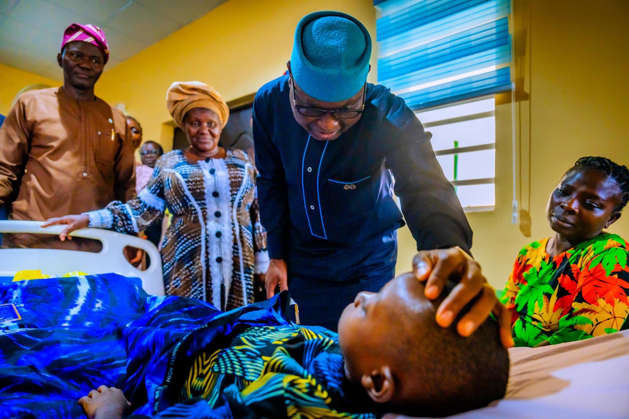 Gov Oyebanji Visits Rescued Ekiti Church Worshippers