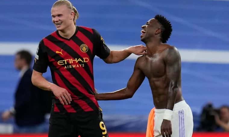 Erling Haaland and Vinicius Junior