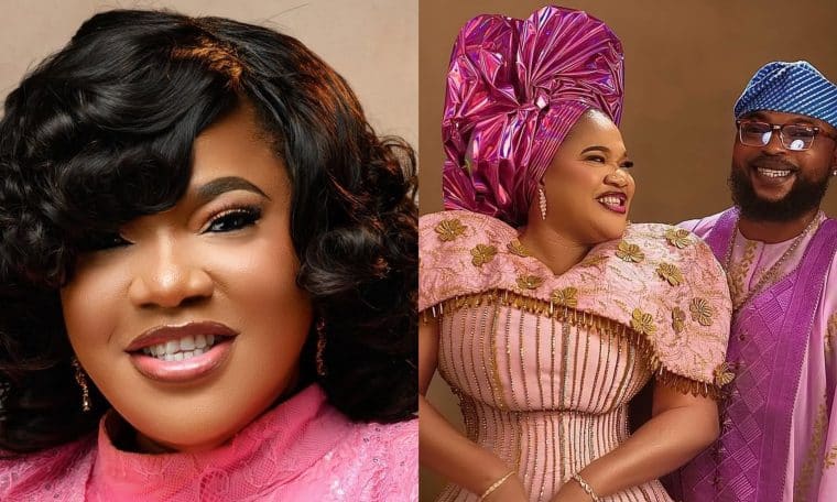 My Husband Has No Problem With Me Kissing Other Actors – Toyin Abraham