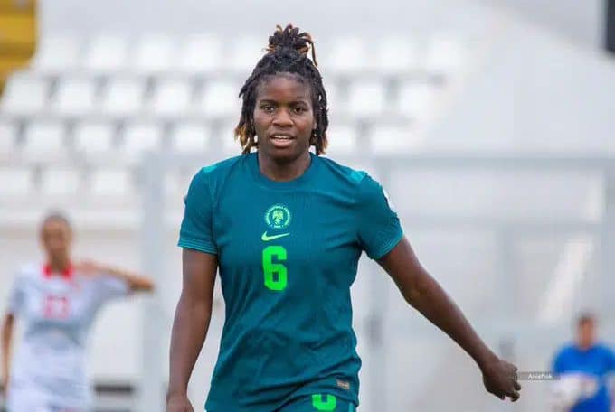 Super Falcons forward Esther Okoronkwo.
