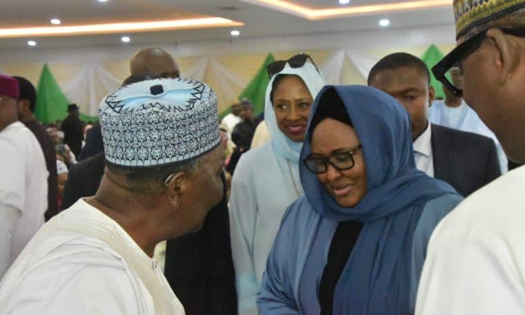 Gowon and Aisha Buhari