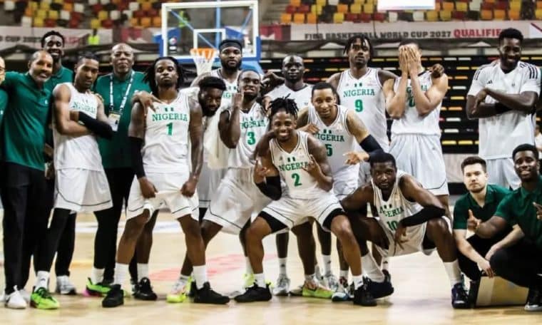 D'Tigers squad at the 2027 FIBA World Cup qualifiers