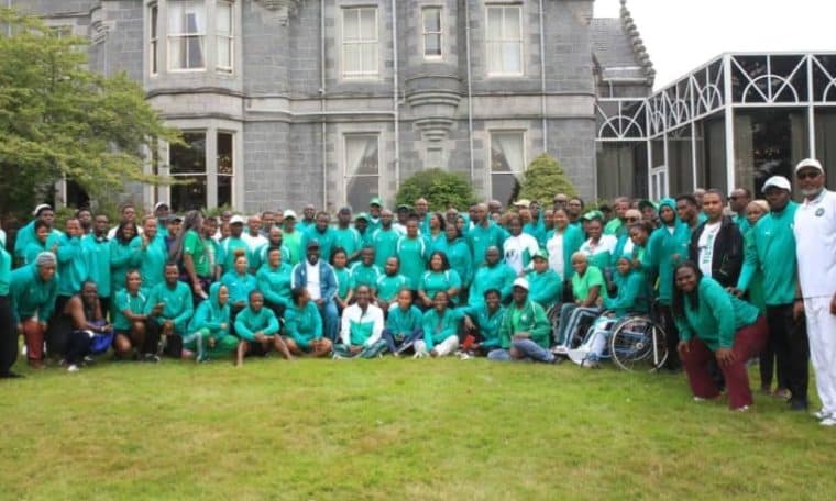 Team Nigeria in Aberdeen ahead of the 2026 Commonwealth Games.