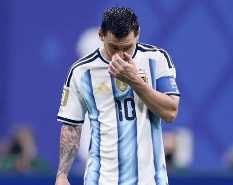 Lionel Messi after Argentina's 1-0 defeat to Spain.