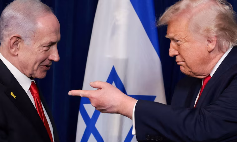 Israeli Prime Minister Benjamin Netanyahu and US President Donald Trump