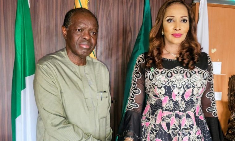 Kalilou Traore, Ivorian ambassador to Nigeria, met with Bianca Odumegwu-Ojukwu, minister of foreign affairs, on Friday
