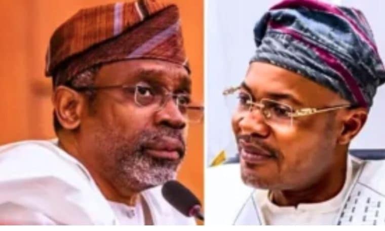L-R Chief Of Staff To President Tinubu, Femi Gbajabiamila and Adeniyi Adeyemi