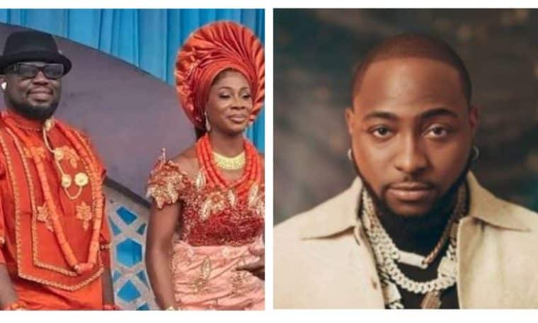 L-R Music Executive, Soso Soberekan, Wife and Singer Davido
