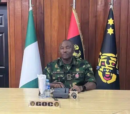 Major General Chinedu Nnebeife. Credit- TVC