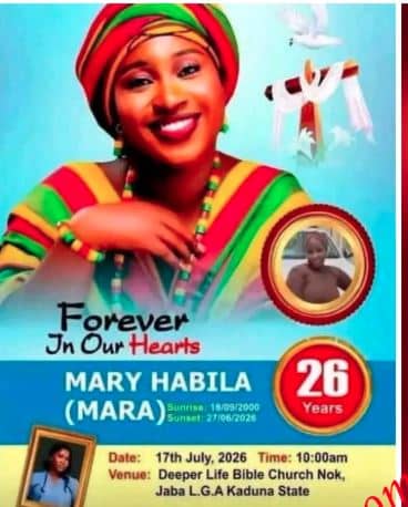 Family Announces Burial Of Physiotherapist Mary Habila Found Dead In Umahi’s House