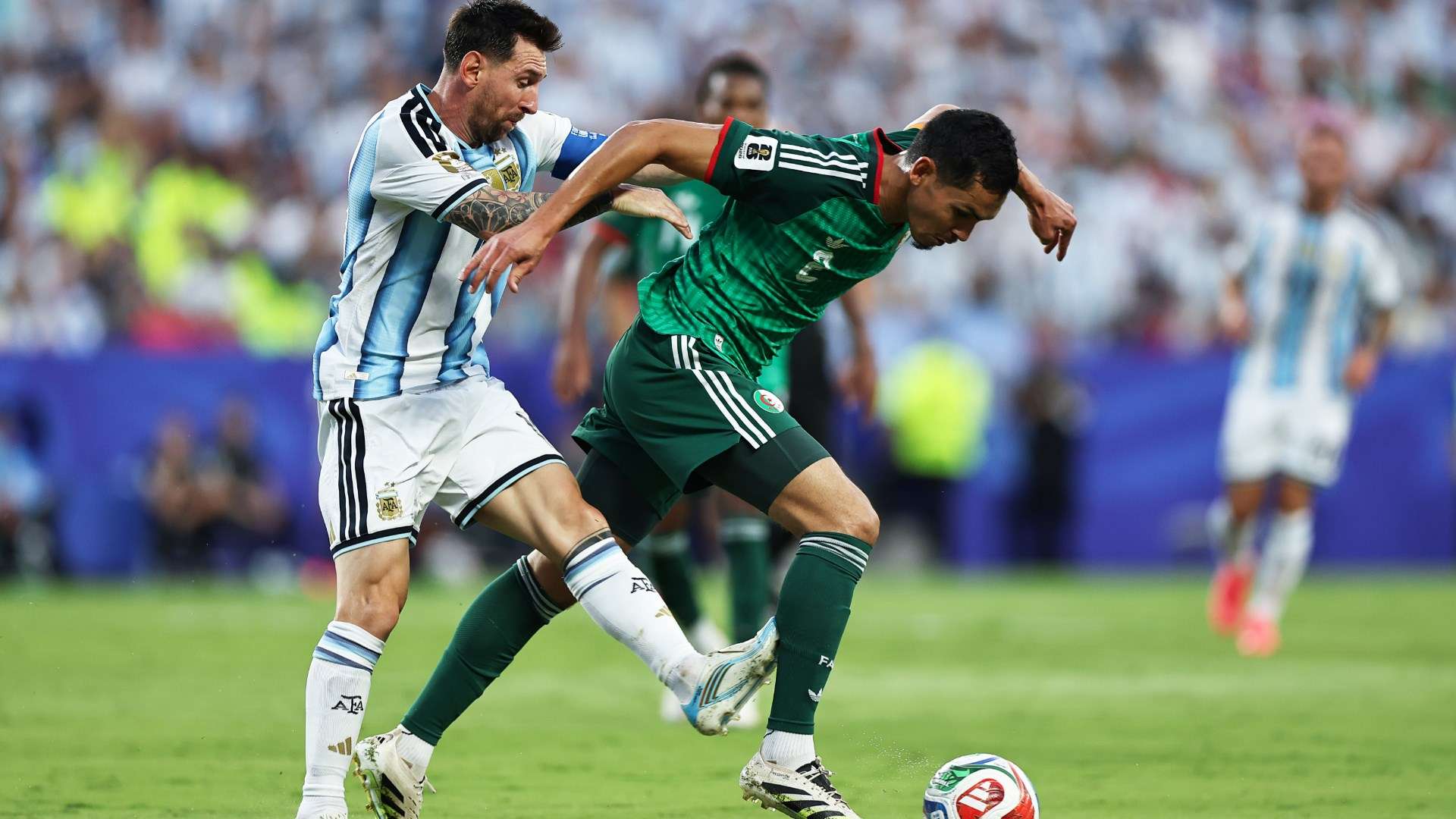 Lionel Messi Apologised After Reckless Tackle, Says Algeria's Mandi