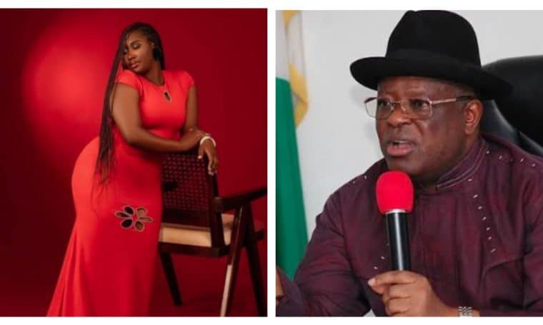 Physiotherapist Mary Habila and Dave Umahi
