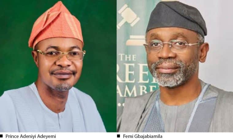 Prince Adeniyi Adeyemi and Femi Gbajabiamila