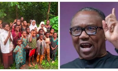 Recused Oyo Pupils, Teachers and Peter Obi