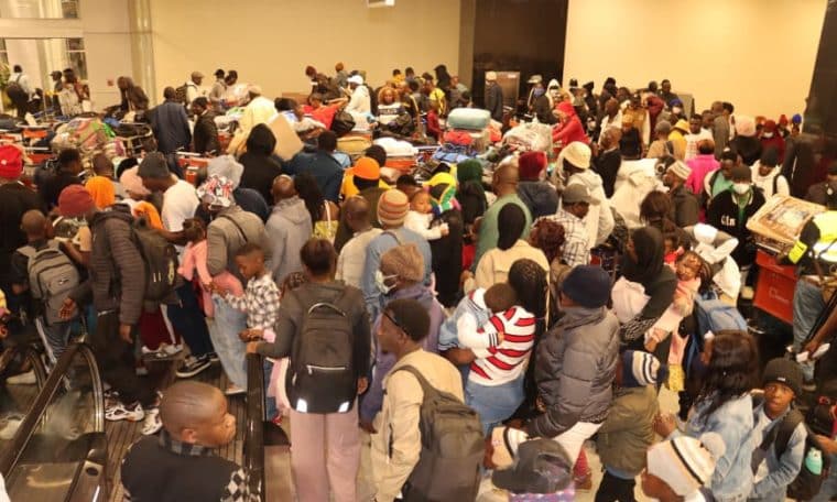 Ugandans returning from South Africa
