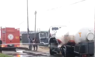 Scene of the Lagos tanker incident