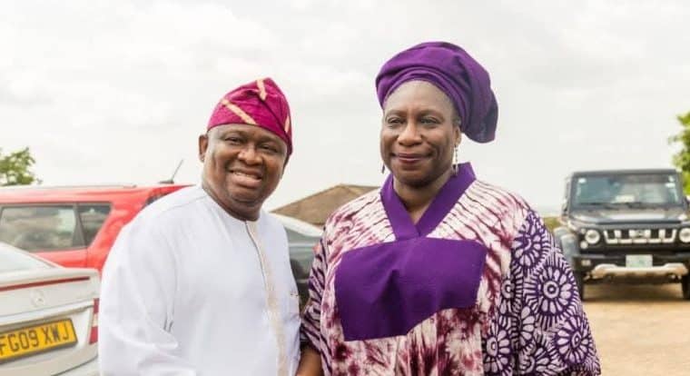 Solomon Adeola And Iyabo Obasanjo