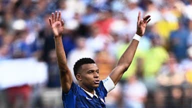 Kylian Mbappe celebrates his goal against Sweden at the 2026 FIFA World Cup.