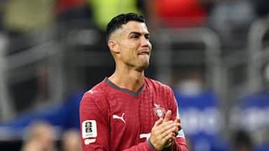 Cristiano Ronaldo in tears after Spain ended Portugal's journey at the 2026 FIFA World Cup.