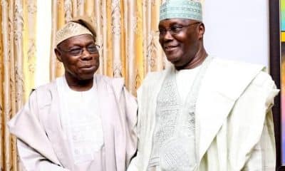 Former President Olusegun Obasanjo and Former Vice President Atiku Abubakar