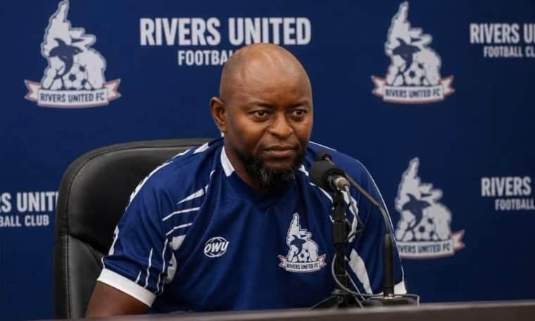 NPFL: Rivers United coach, Finidi George.