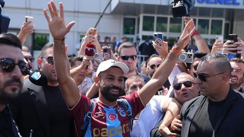 Mohamed Salah Arrives In Turkey Ahead of Trabzonspor Move