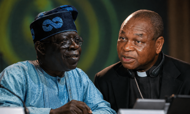 Bola Ahmed Tinubu and John Onaiyekan