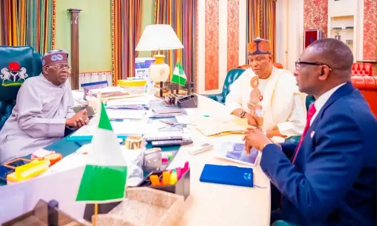 Tinubu Meets EFCC Chairman, Minister Of Housing