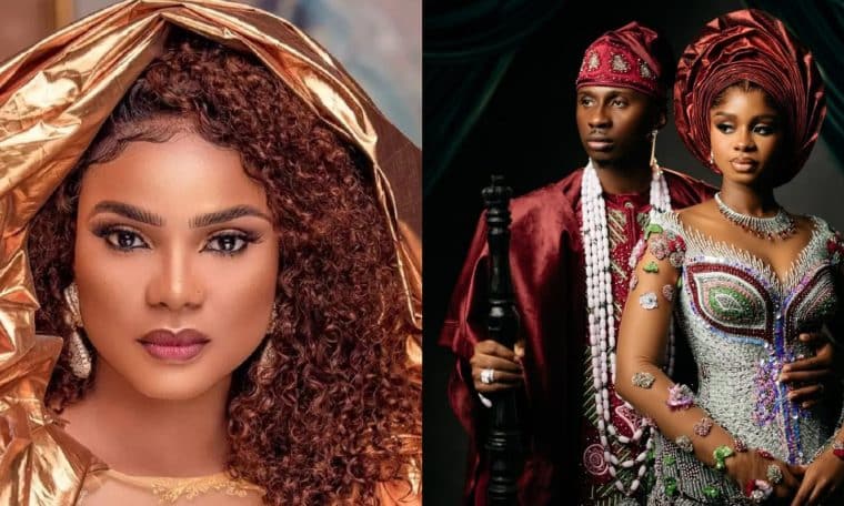 Iyabo Ojo, Priscilla Ojo and husband, Juma Jux