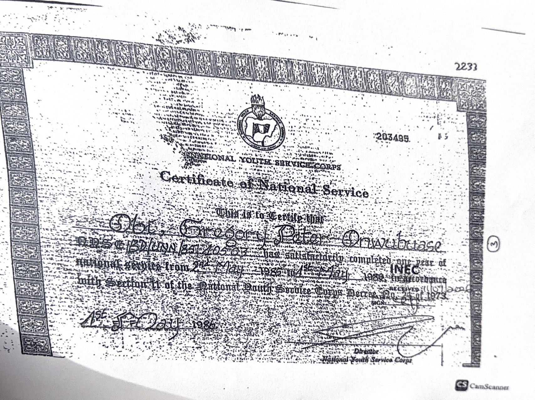 INEC Publishes Tinubu, Peter Obi, Atiku, Amaechi, Kwankwaso’s Credentials [See Documents]