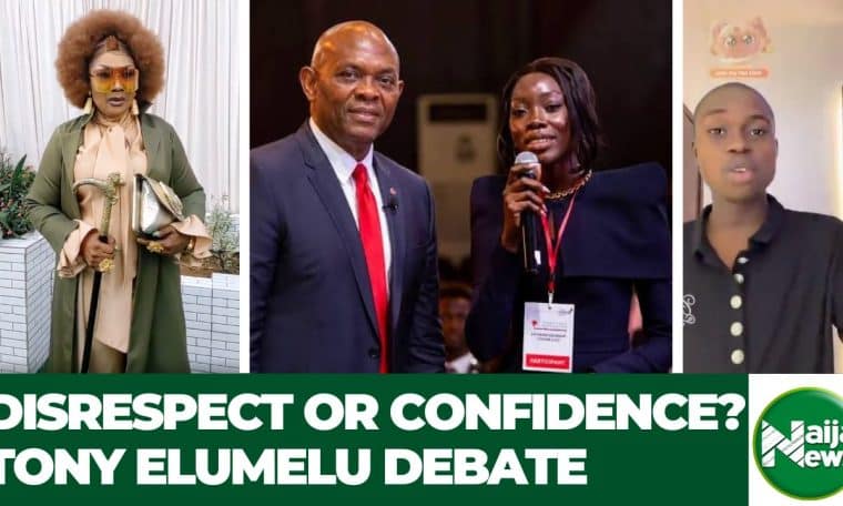 Peller & Eucharia Anunobi React After Lady Calls Tony Elumelu “Tony”, Nigerians Divided