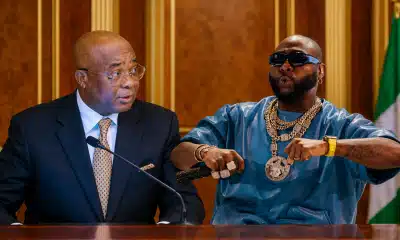 Imo State Governor Hope Uzodimma and Afrobeats star David “Davido” Adeleke