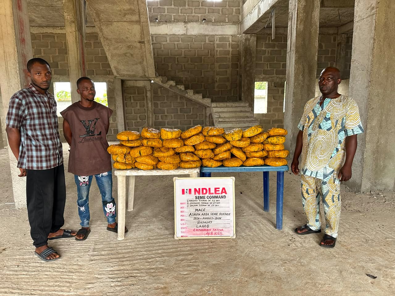 NDLEA Arrests 101-Year-Old Woman, Seizes ₦4.4bn Worth Of Cocaine Rapped In ‘Fufu’