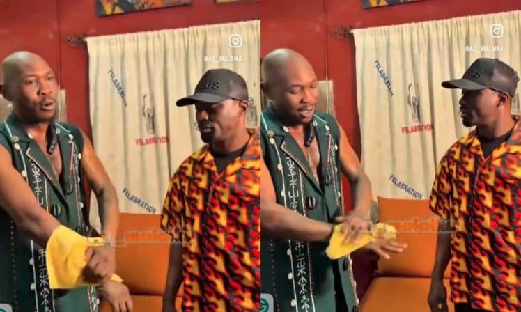 Nigerian Singers Seun Kuti and Maliaka