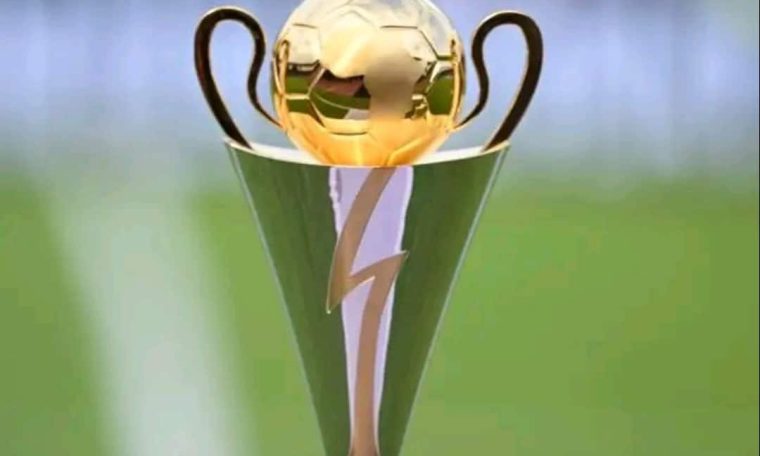 CAF Confederation Cup trophy.