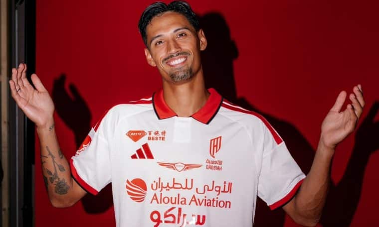 Tijjani Reijnders during his unveiling in Saudi Arabia.
