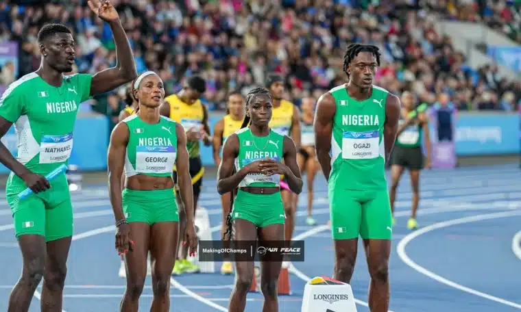 Team Nigeria athletes during the Glasgow 2026 Commonwealth Games.