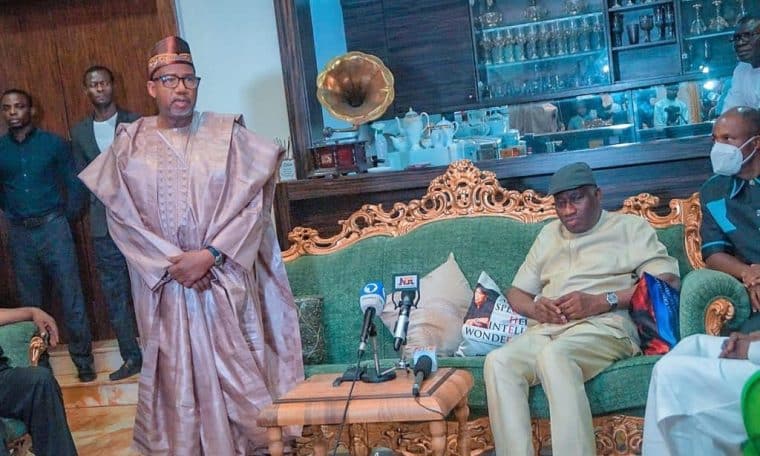Bala Mohammed and Goodluck Ebele Jonathan