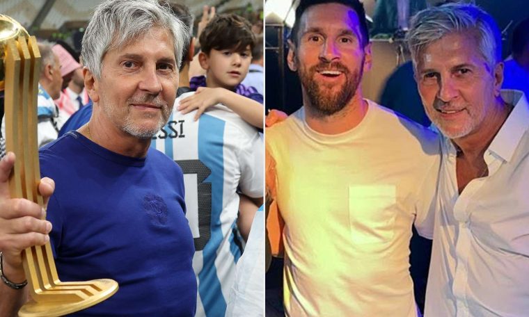 File photo of Jorge Messi and Lionel Messi