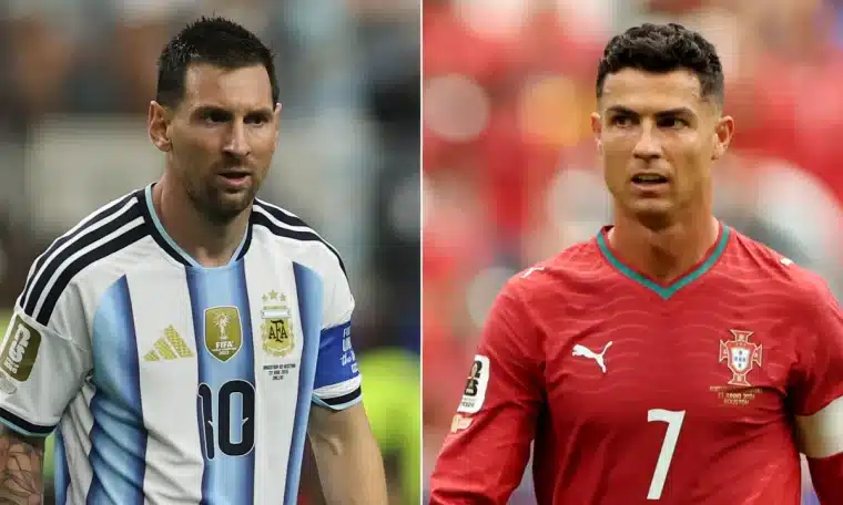 Lionel Messi and Cristiano Ronaldo
