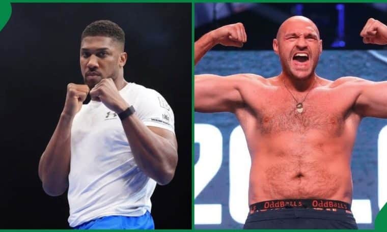 Anthony Joshua and Tyson Fury
