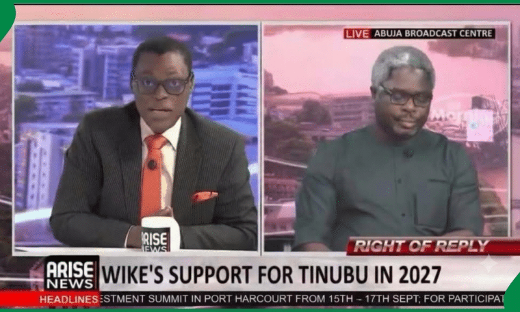 VIDEO: ‘Gbewudani’ – Arise TV Abruptly Ends Interview After Wike’s Aide Refuses Rufai Oseni’s Questions