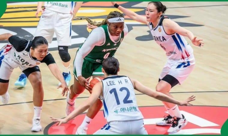 D'Tigeress in action against South Korea in FIBA Women's Basketball World Cup on September 4, 2026.