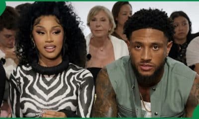 Cardi B and Super Eagles goalkeeper Maduka Okoye spotted together at an event.