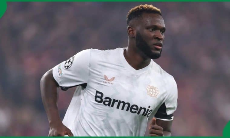 Nigeria striker Victor Boniface